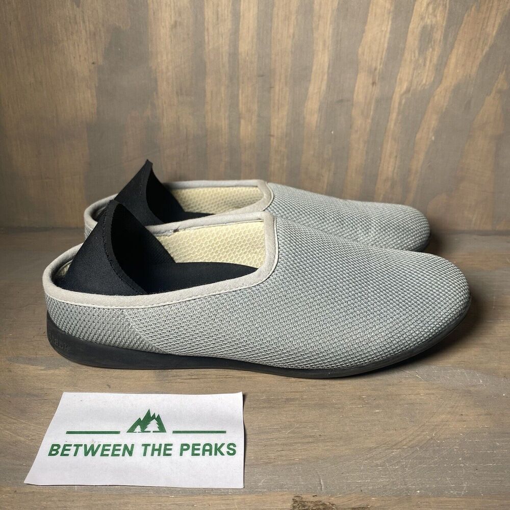 MAHABIS Women's 7 Summer Slippers Mesh Slip-On Shoes Gray Black Comfort EU 37